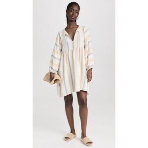 Sundry Cotton Blouson Dress - Size Small - Multicolored